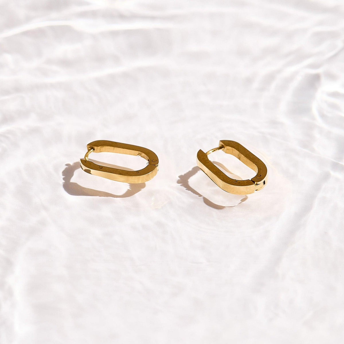 Slim Block Hoops