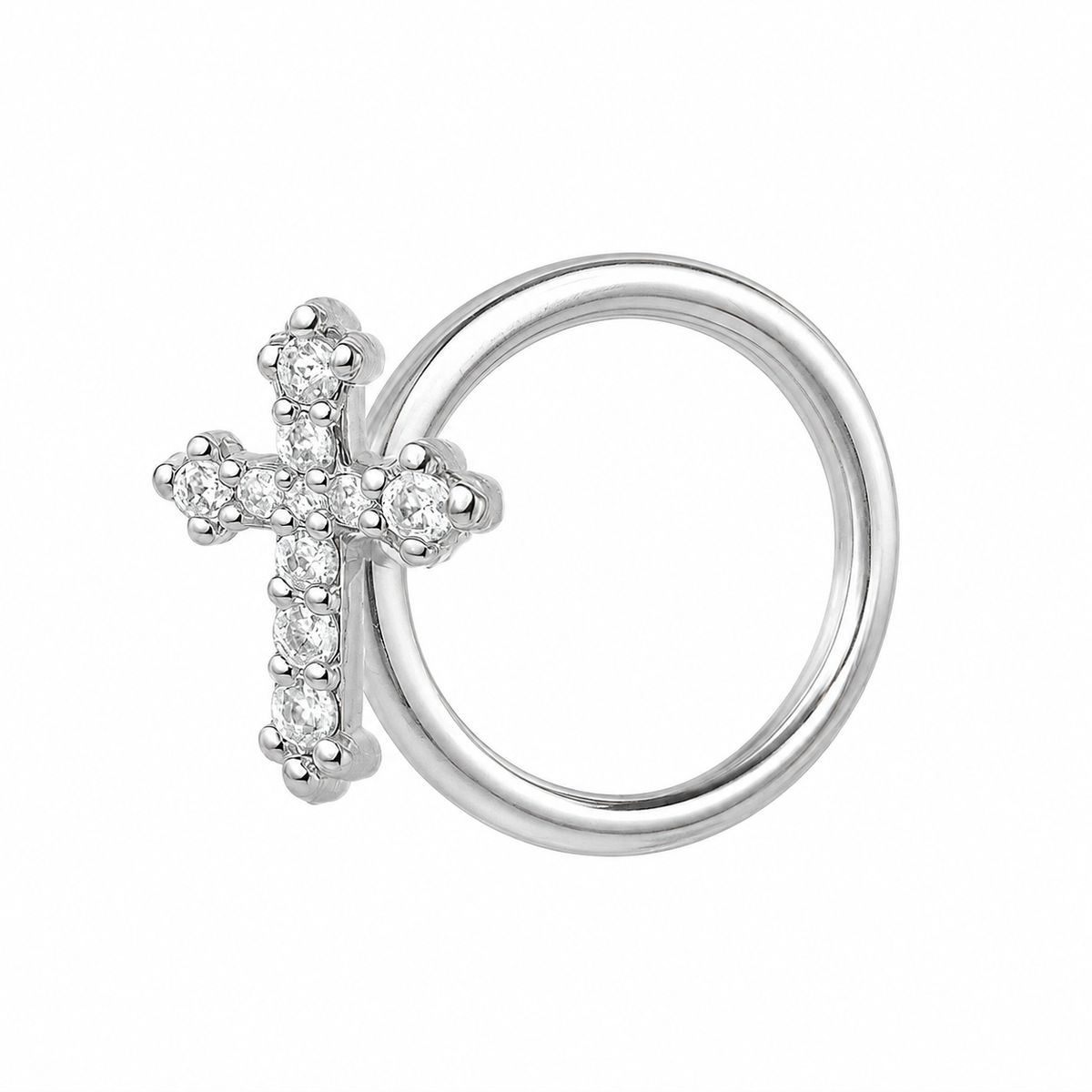 Cross Babe Nose Ring