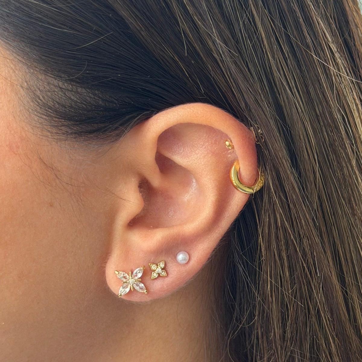 Petite Bloom Stud Earrings 3 Piece Pack