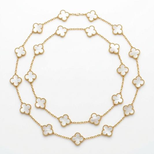 Remeza Clover Long Necklace