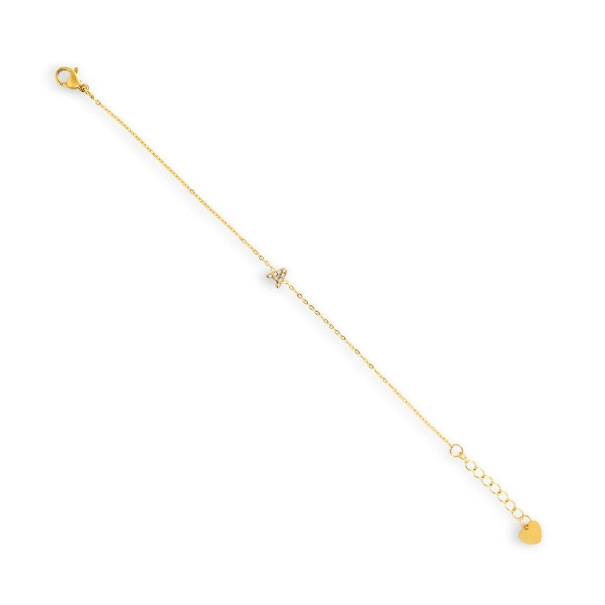 Initial Crystal Bracelet