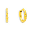 Crystal Dot Hoop Earrings