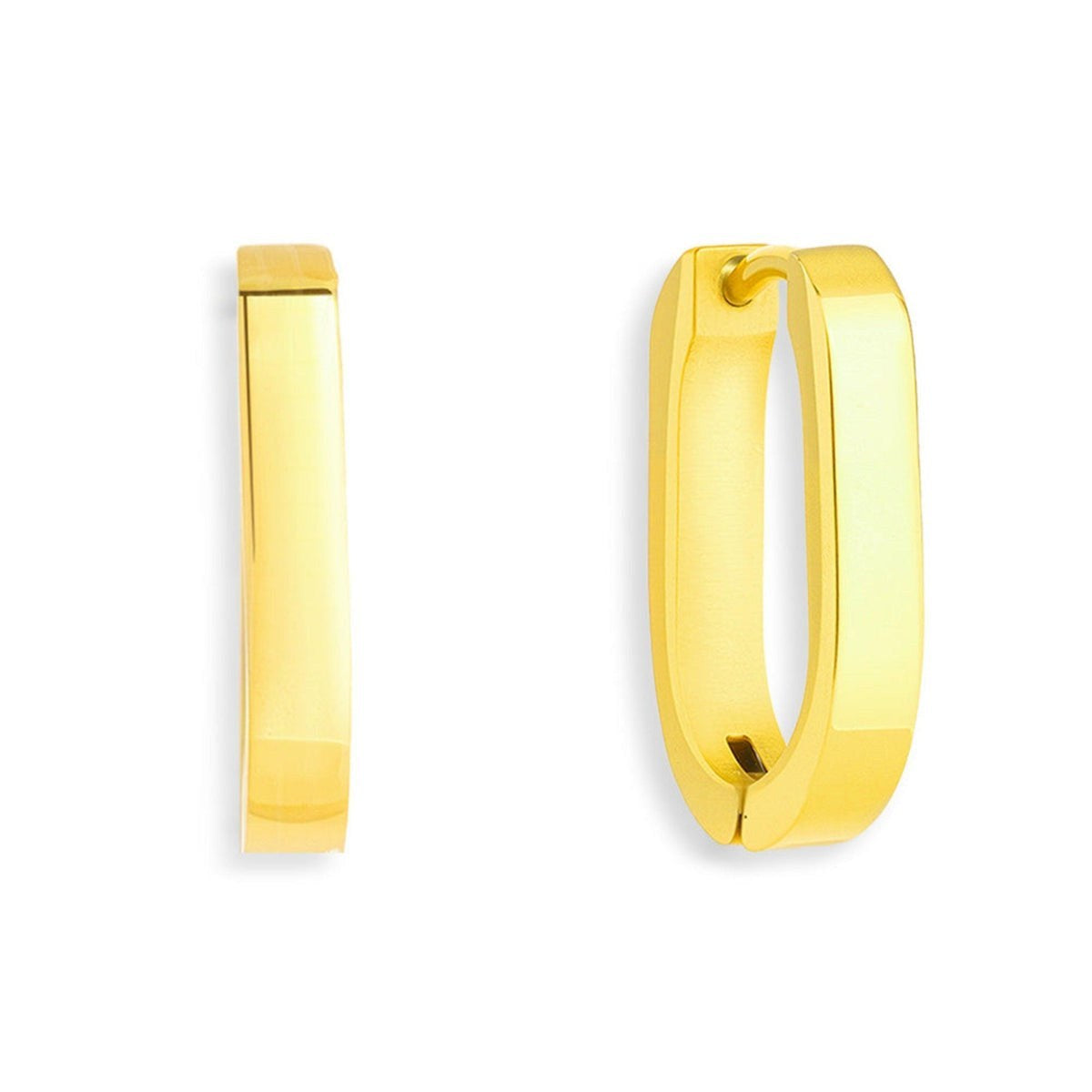 Slim Block Hoops