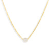 Single Pearl Drop Necklace