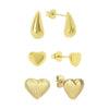 Drip Stud Bundle: 3 Piece Earring Bundle