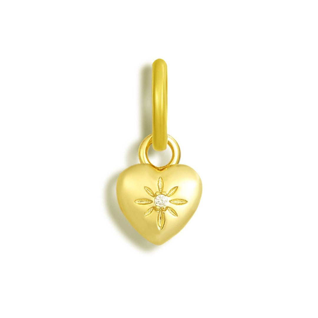 Heart Of Gold Charm
