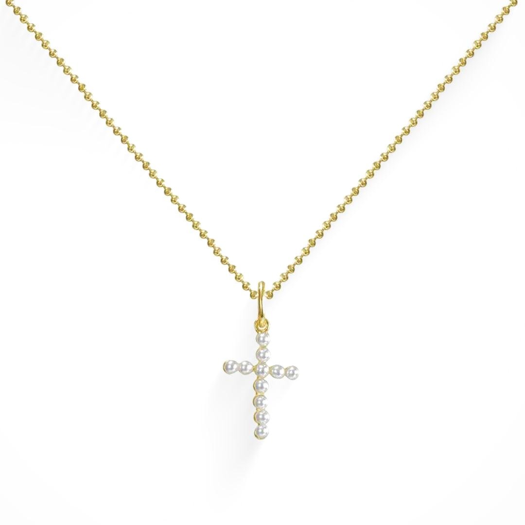 Heavenly Hour Cross Necklace
