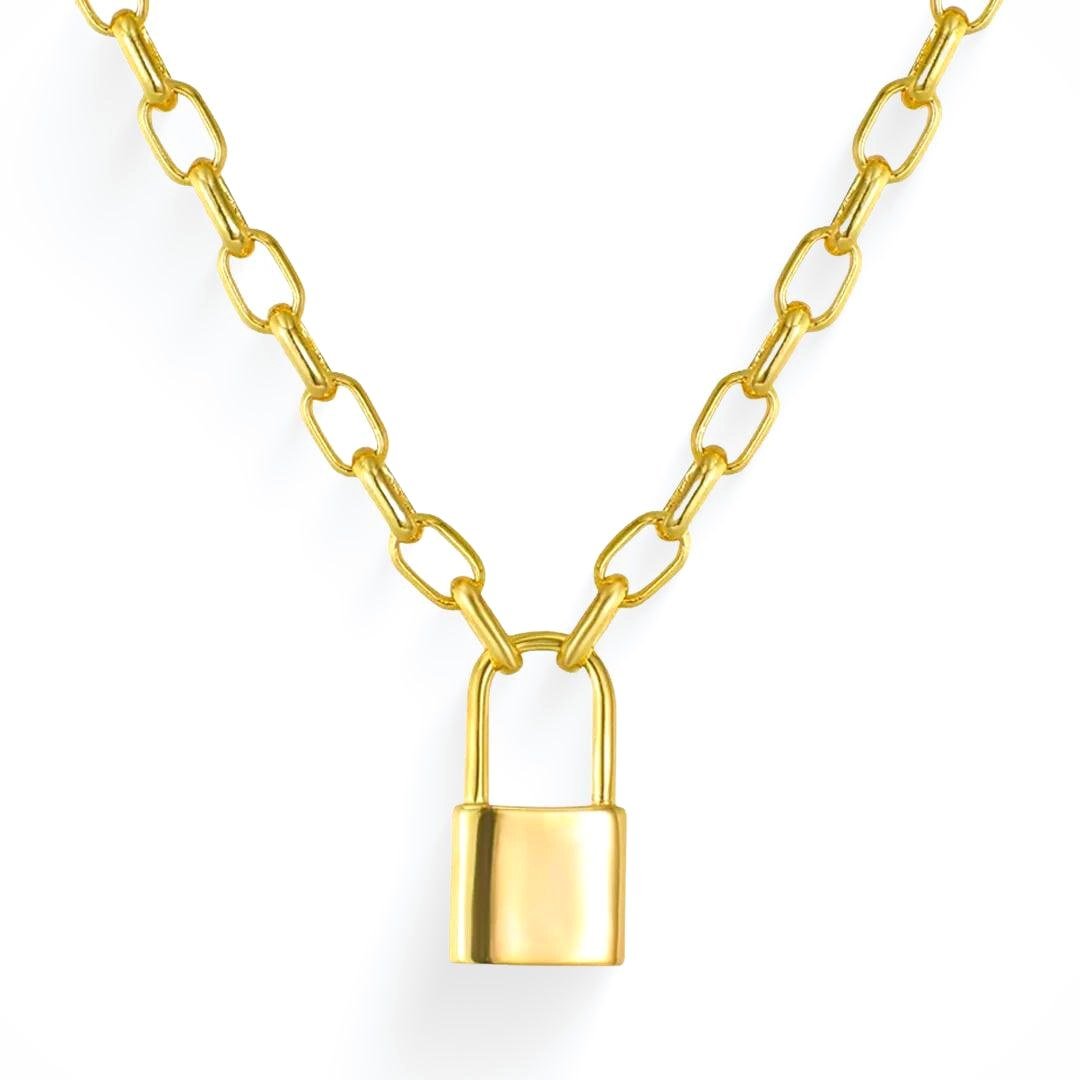 Keep Me Lock Necklace