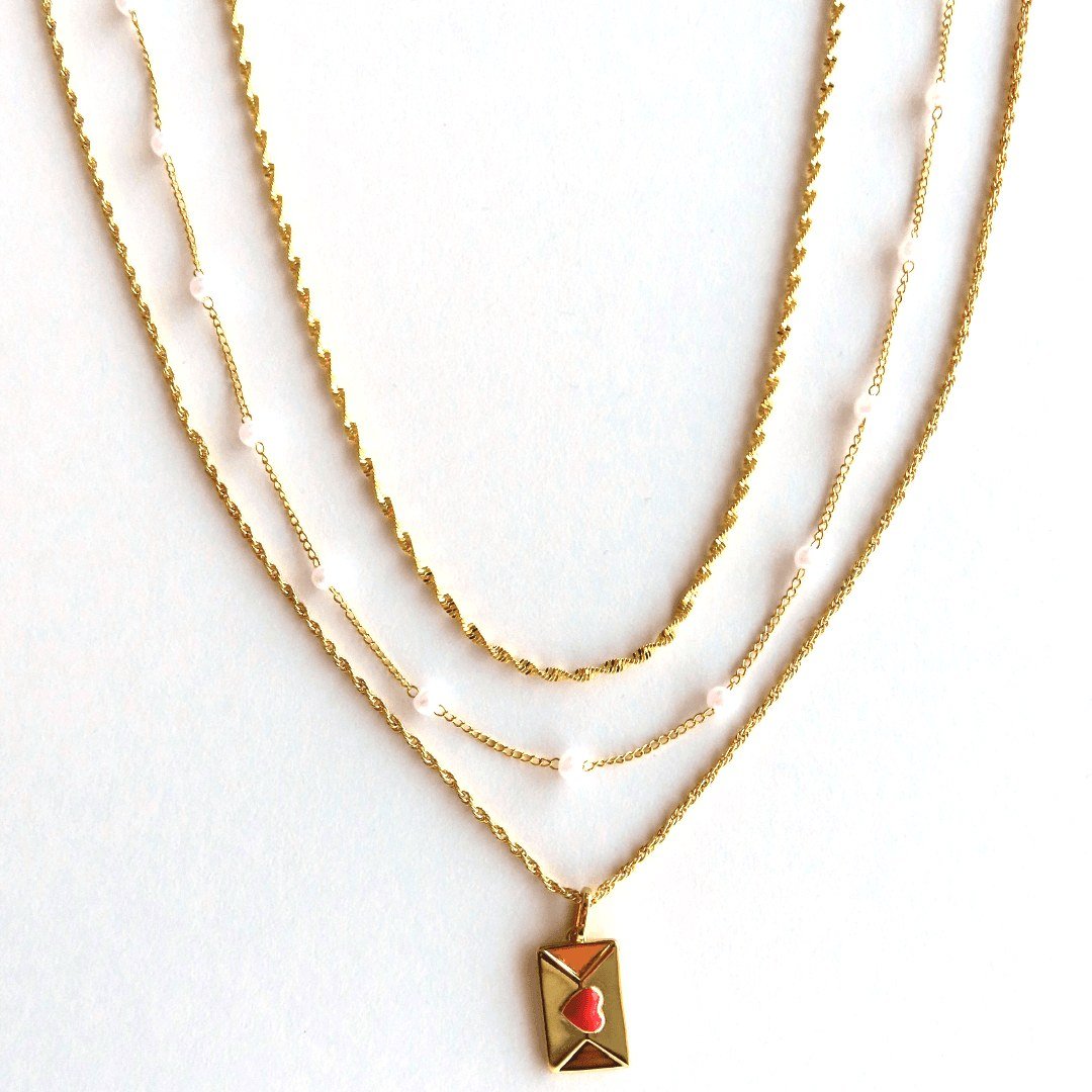 Love You Bundle : 3 Piece Necklace Bundle