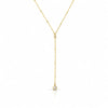 Raindrop Lariat Necklace
