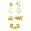 Low-Key Luxe Bundle: 3 Piece Earring and Cuff Bundle