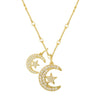 Star and Crescent Necklace