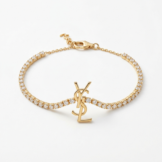 Remeza Crystal Charm Bracelet